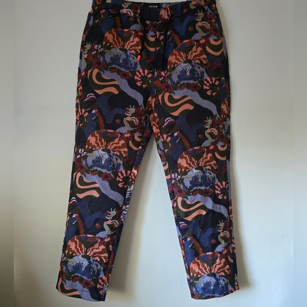 Scotch & Soda Amsterdam Fave Tapered Jacquard Jogger Mens Large